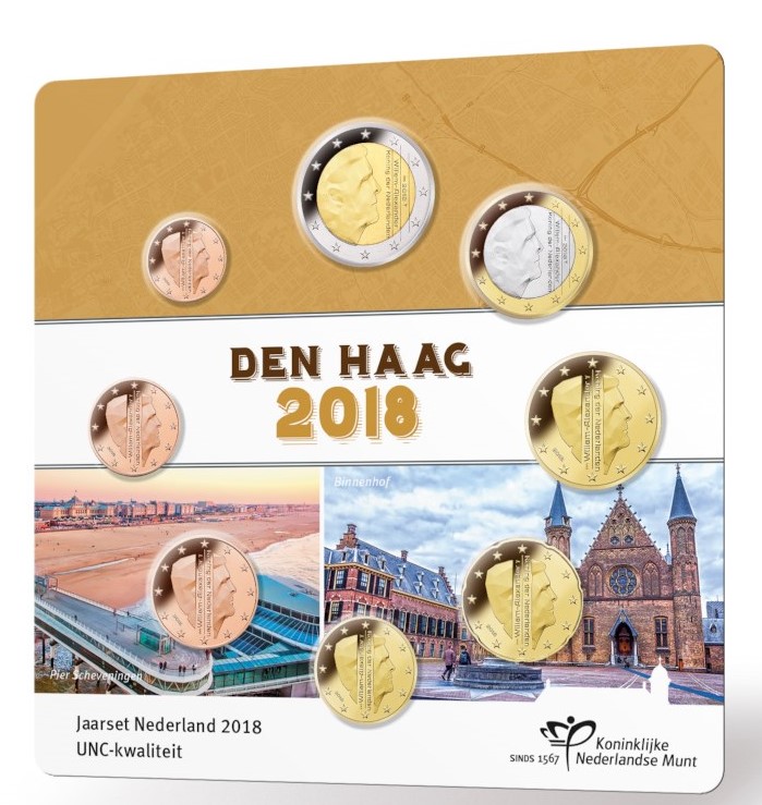 (Bild für) Jaarset Nederland 2018 UNC kwaliteit